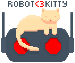 Robot Loves Kitty Logo